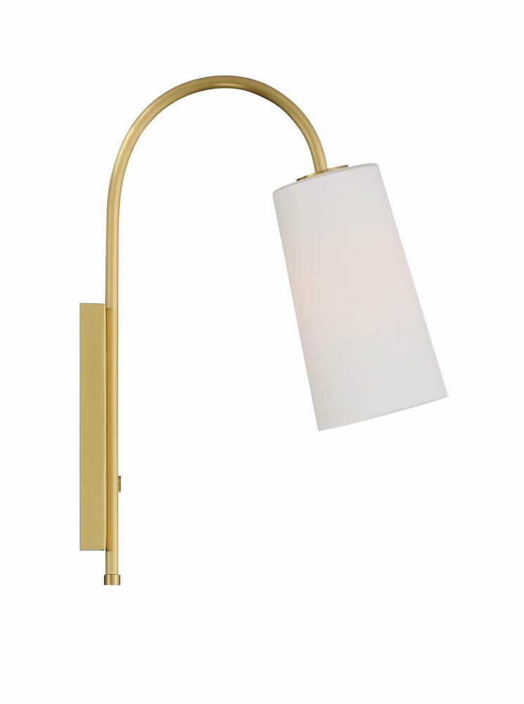 Crystorama ALEXA ALX-4501-AG Sconce Contemporary - Aged Brass