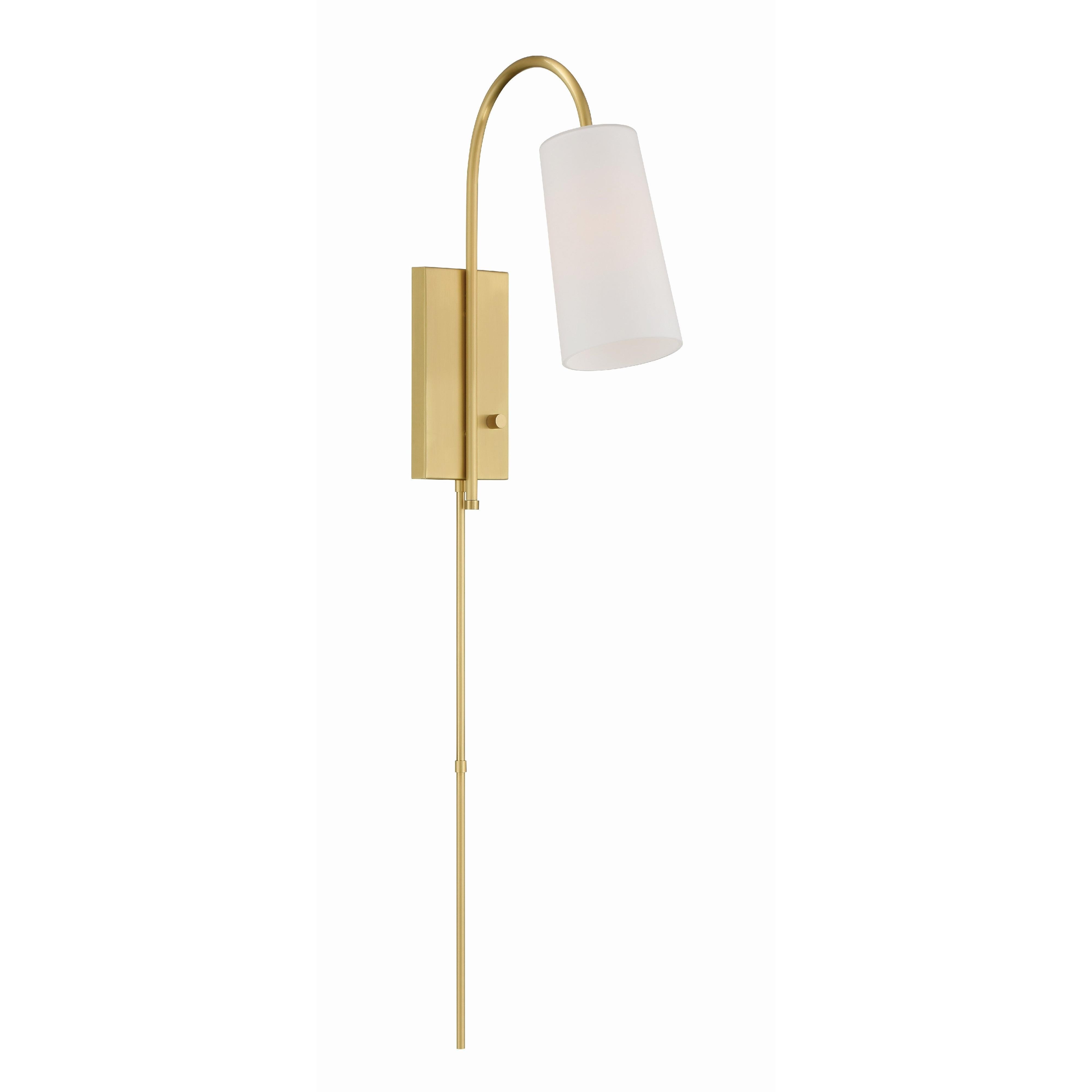 Crystorama Alexa ALX-4501-AG – 5 Inch – 1 Light – Sconce – Aged Brass – Damp Rated