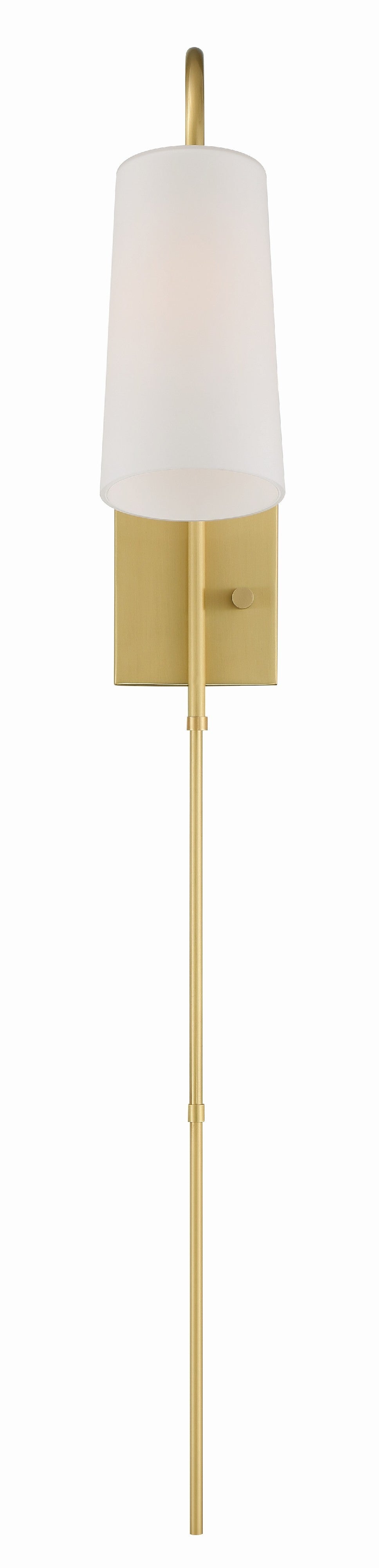 Crystorama ALEXA ALX-4501-AG Sconce Contemporary - Aged Brass