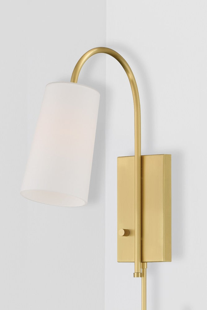 Crystorama ALEXA ALX-4501-AG Sconce Contemporary - Aged Brass