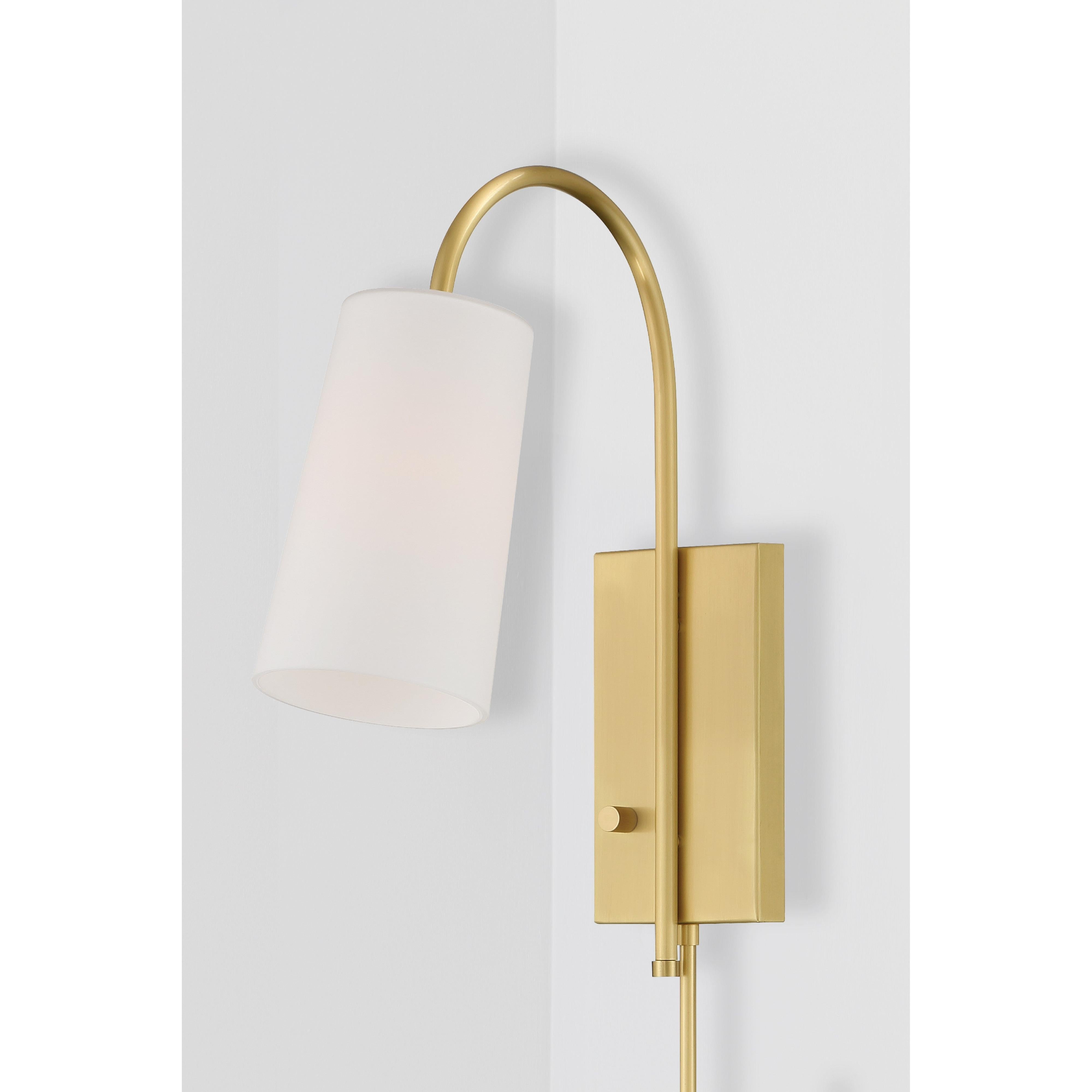 Crystorama Alexa ALX-4501-AG – 5 Inch – 1 Light – Sconce – Aged Brass – Damp Rated