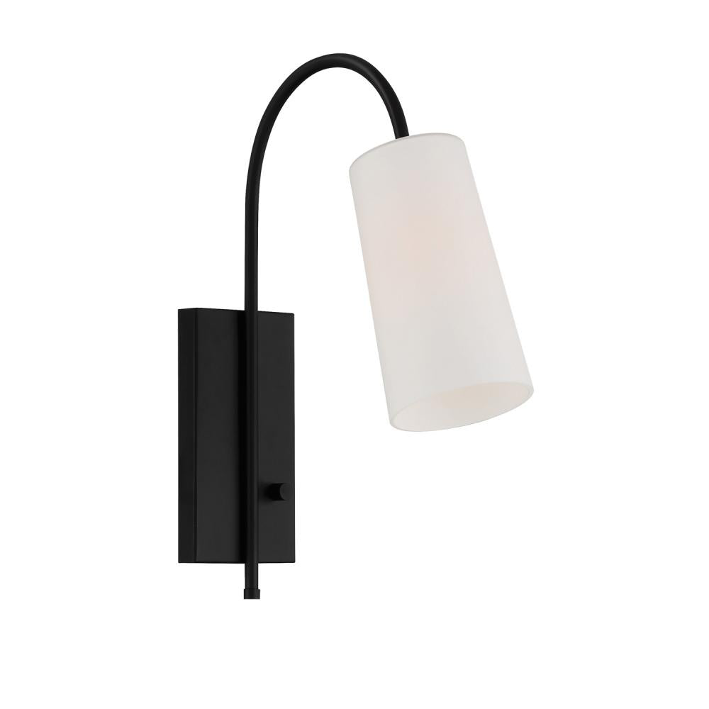 Crystorama ALEXA ALX-4501-MK Sconce Contemporary - Matte Black