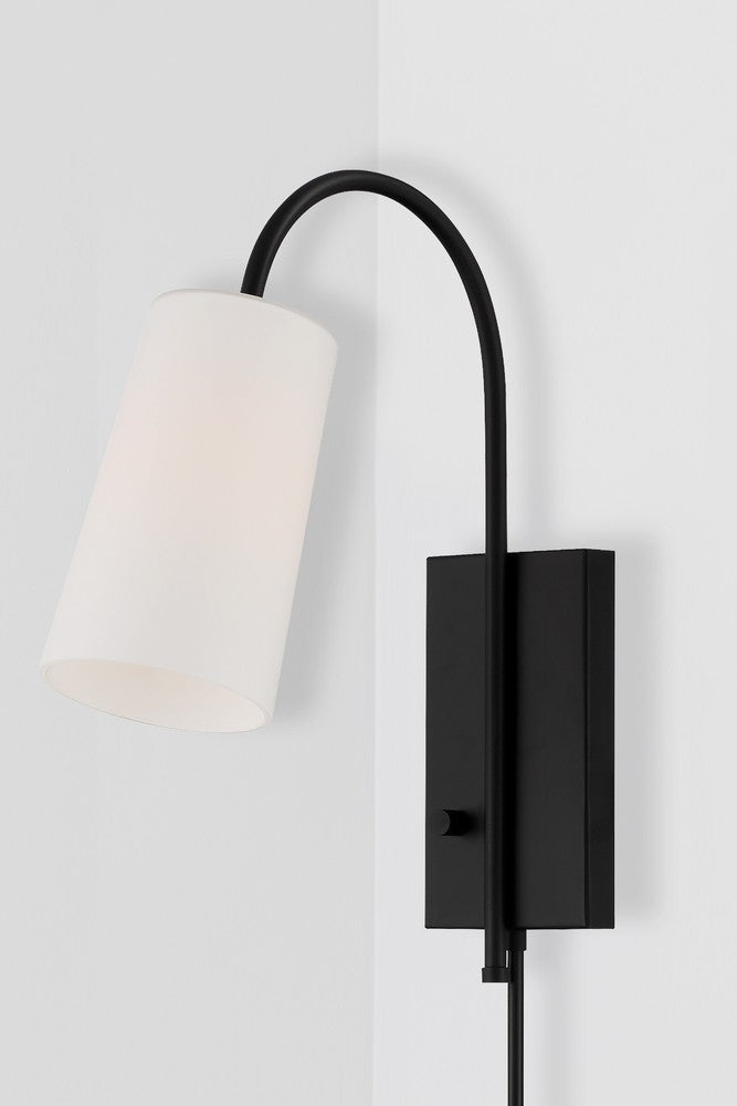 Crystorama ALEXA ALX-4501-MK Sconce Contemporary - Matte Black