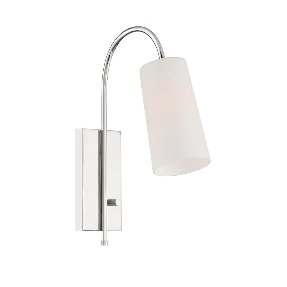 Crystorama ALEXA ALX-4501-PN Sconce Contemporary - Polished Nickel