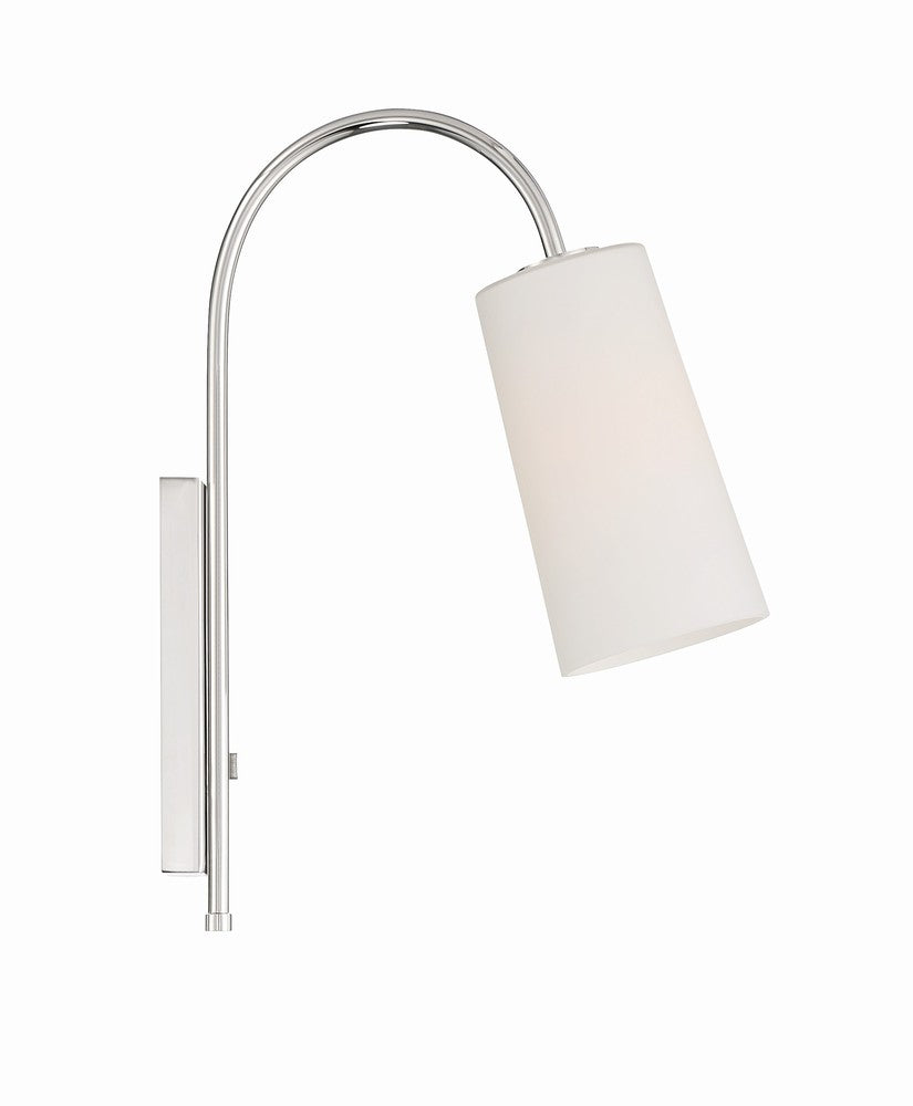 Crystorama ALEXA ALX-4501-PN Sconce Contemporary - Polished Nickel