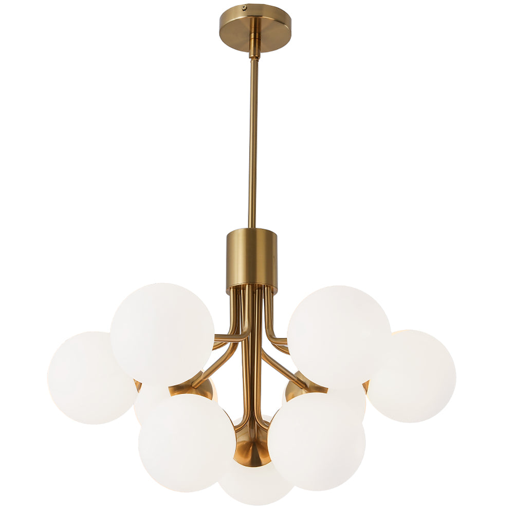 Dainolite AMANDA AMA-249C-AGB Chandelier Contemporary - Aged Brass