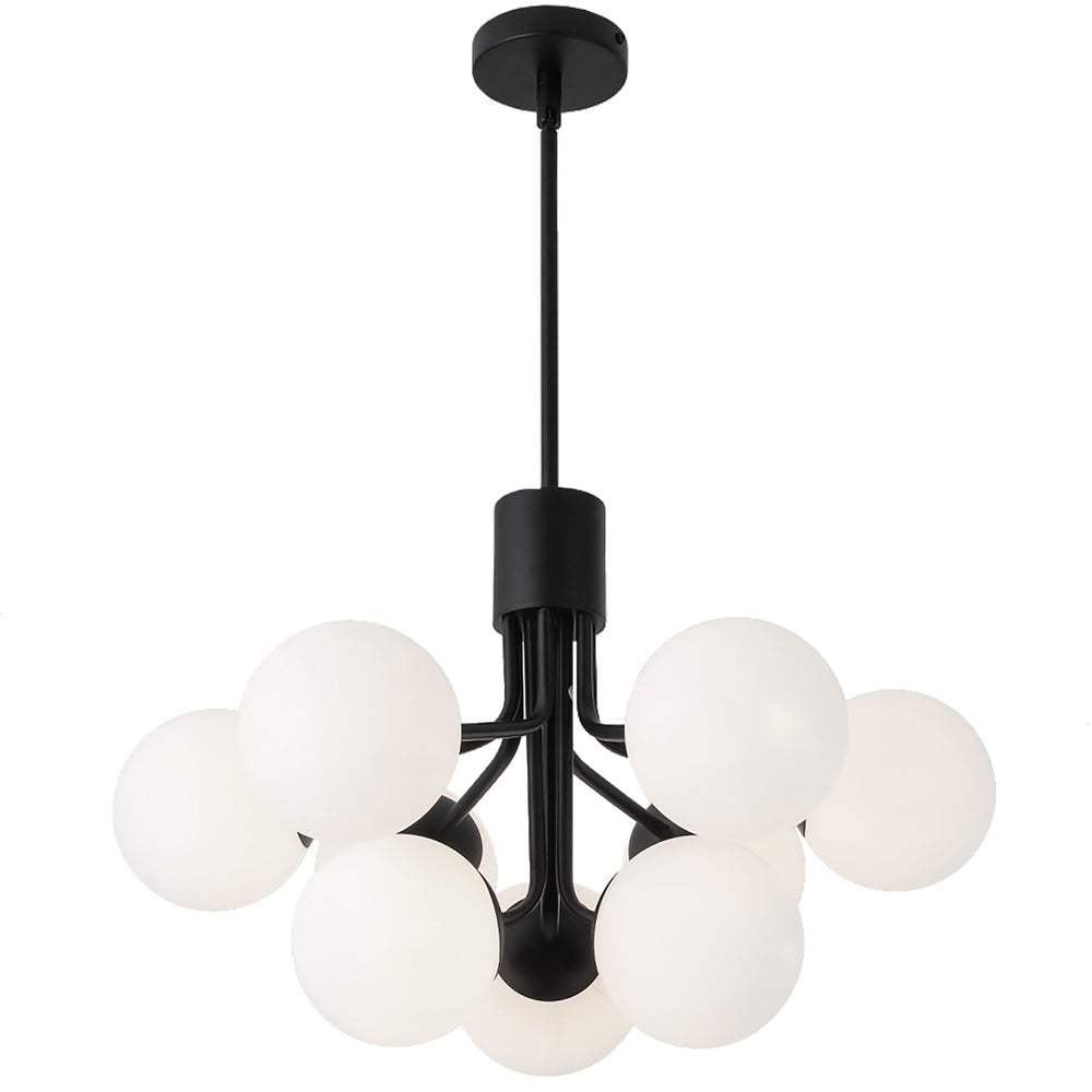 Dainolite AMANDA AMA-249C-MB Chandelier Contemporary - Matte Black