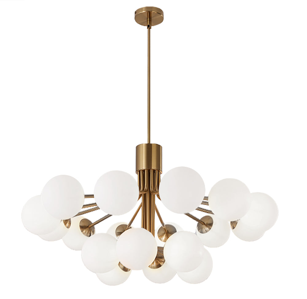 Dainolite AMANDA AMA-3618C-AGB Chandelier Contemporary - Aged Brass