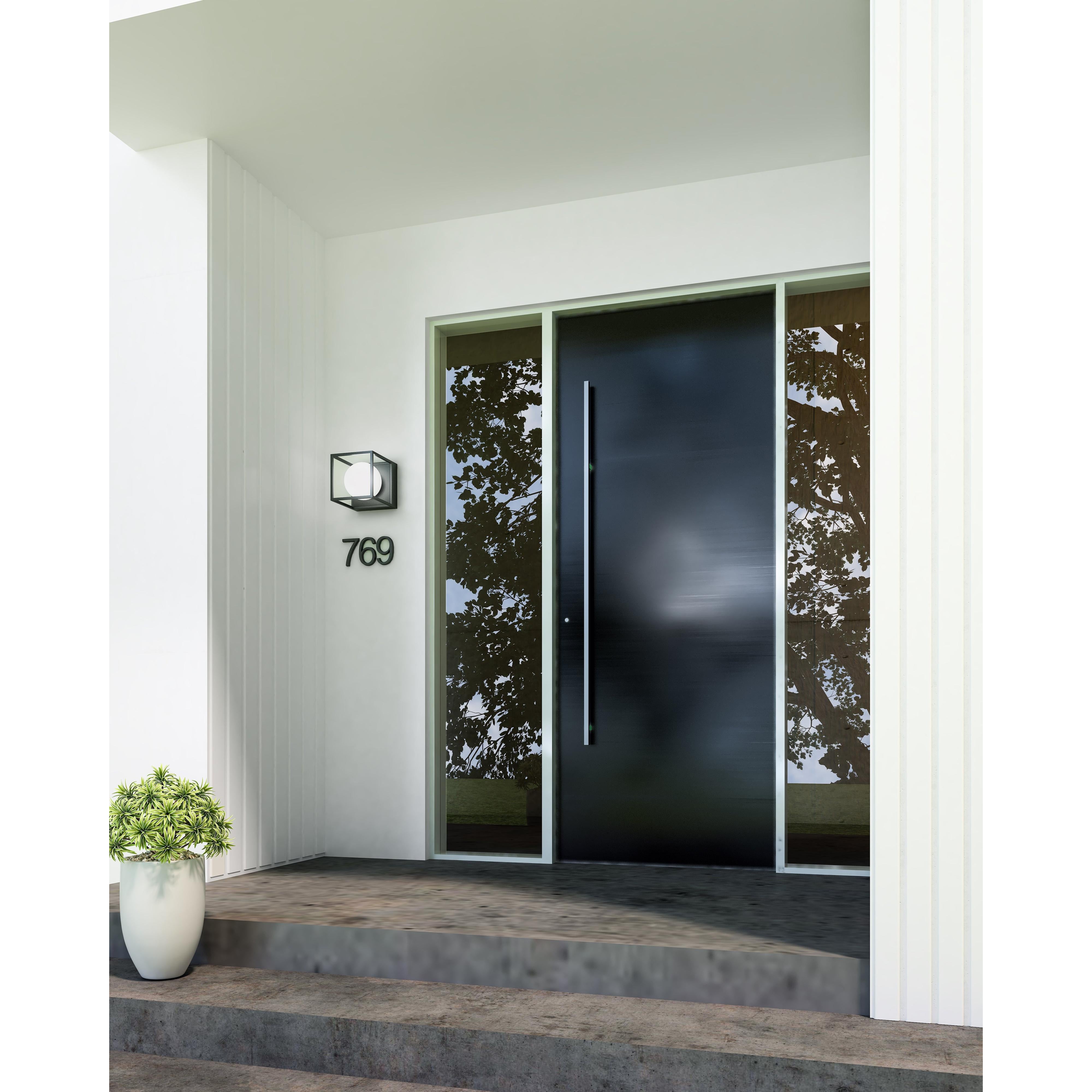 Amelia 6-in Black 1 Light Exterior Wall Sconce