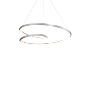 Ampersand 32-in Brushed Nickel LED Pendant
