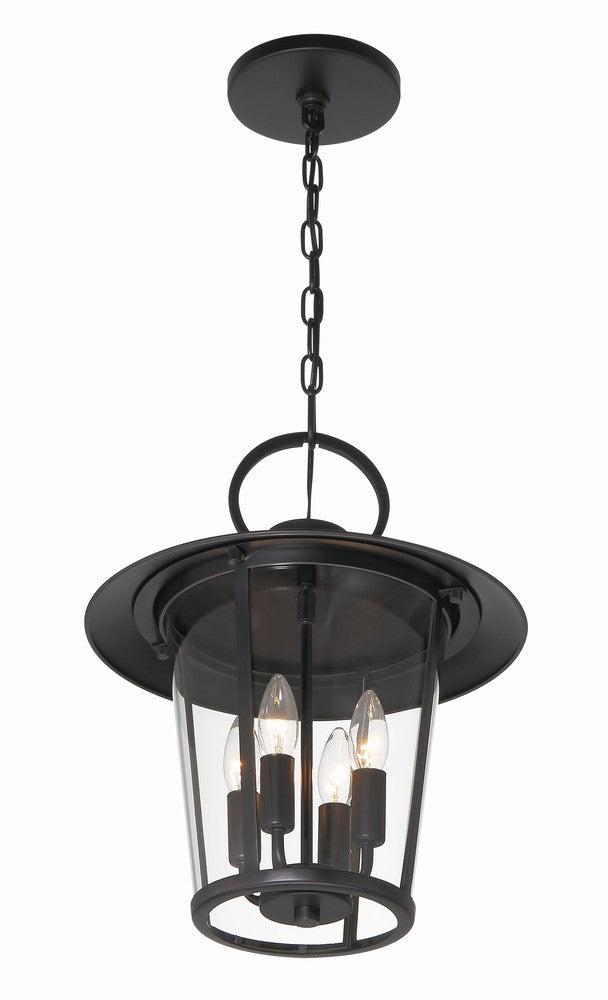 Crystorama ANDOVER AND-9204-CL-MK Chandelier Modern - Matte Black