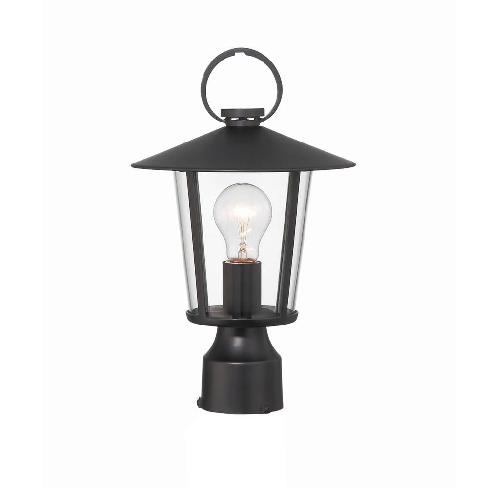 Crystorama ANDOVER AND-9207-CL-MK Exterior Modern - Matte Black