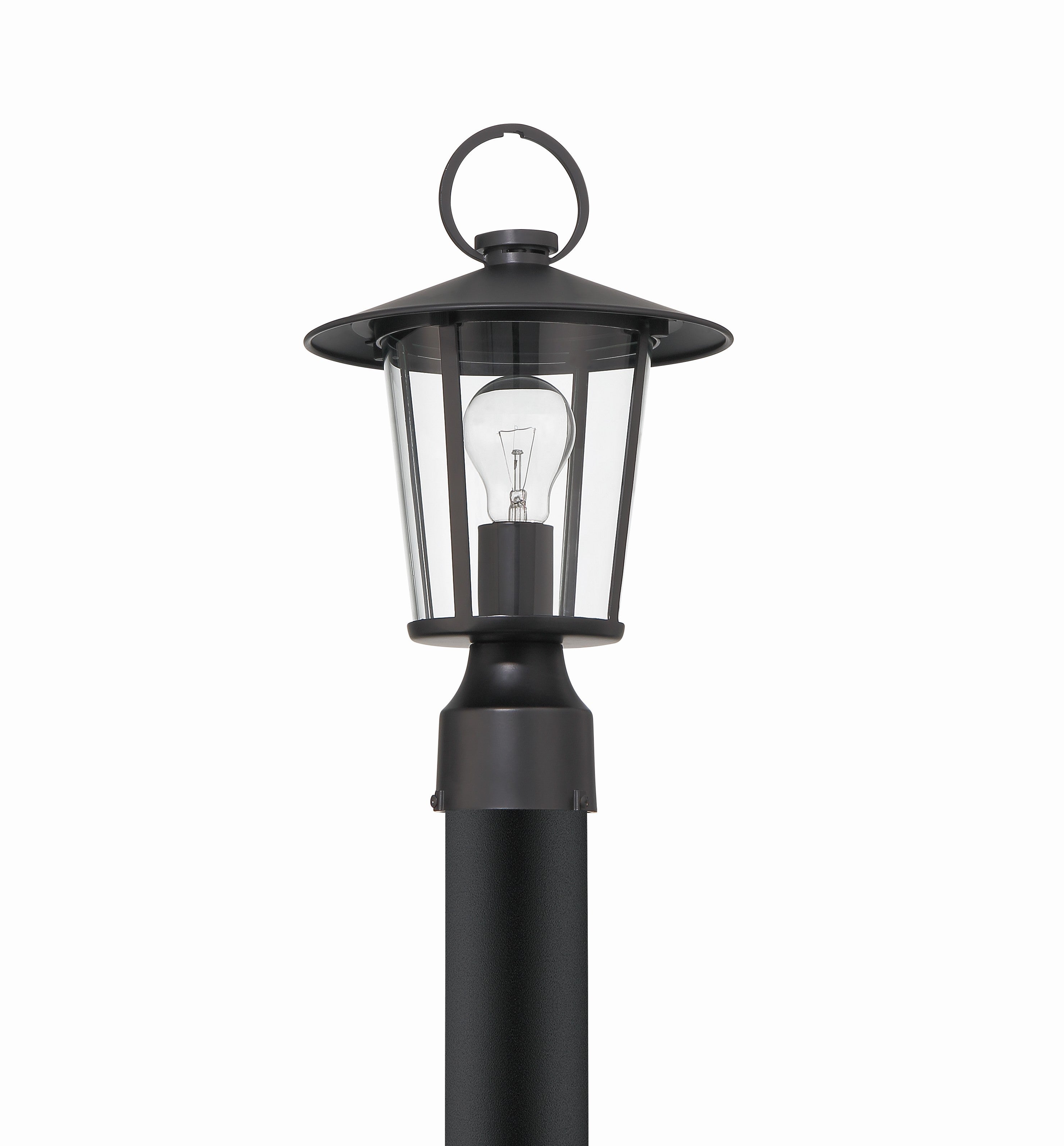 Crystorama Andover AND-9207-CL-MK – 9 Inch – 1 Light – Outdoor – Matte Black – Wet Rated