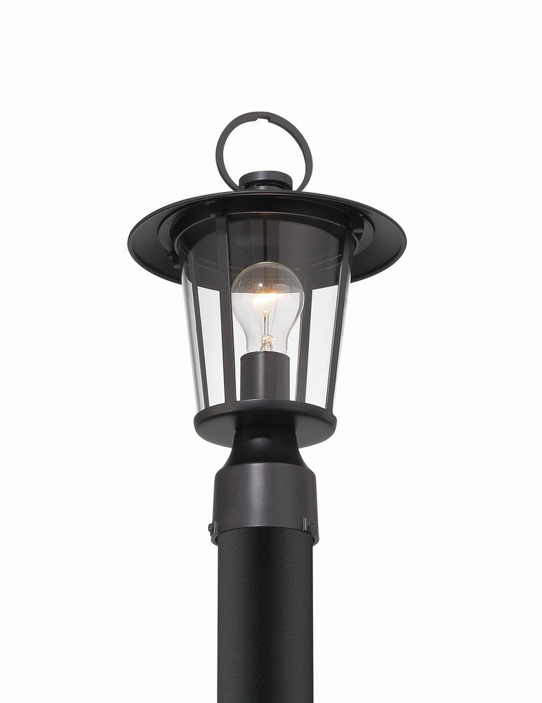 Crystorama ANDOVER AND-9207-CL-MK Exterior Modern - Matte Black