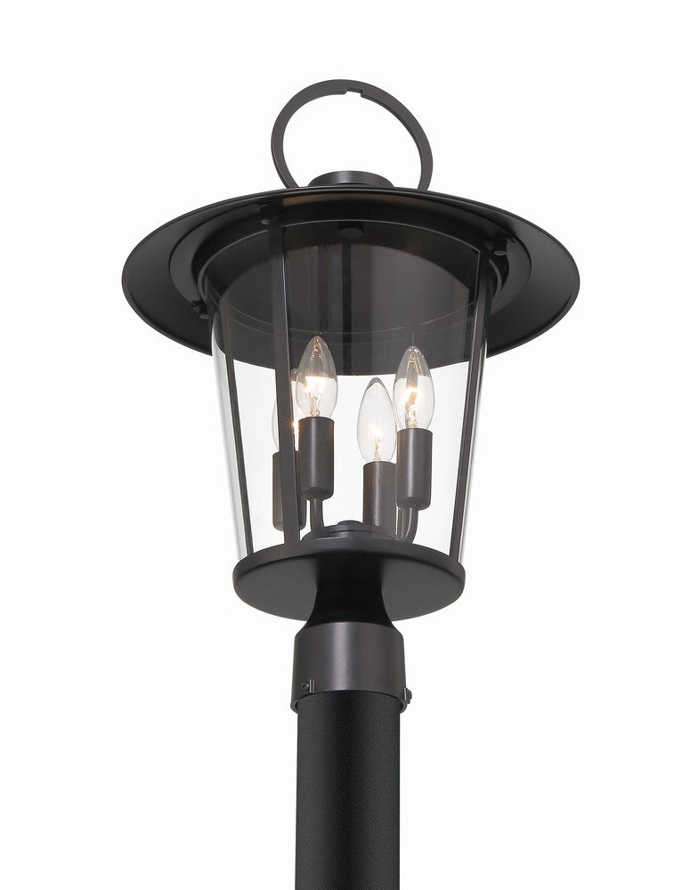 Crystorama ANDOVER AND-9209-CL-MK Exterior Modern - Matte Black