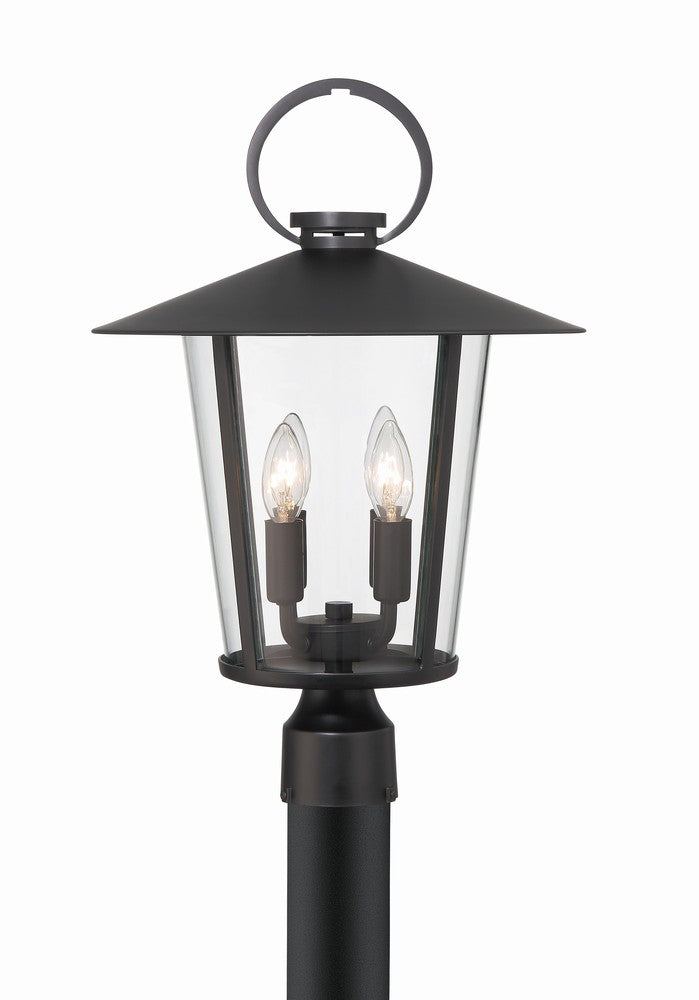 Crystorama ANDOVER AND-9209-CL-MK Exterior Modern - Matte Black