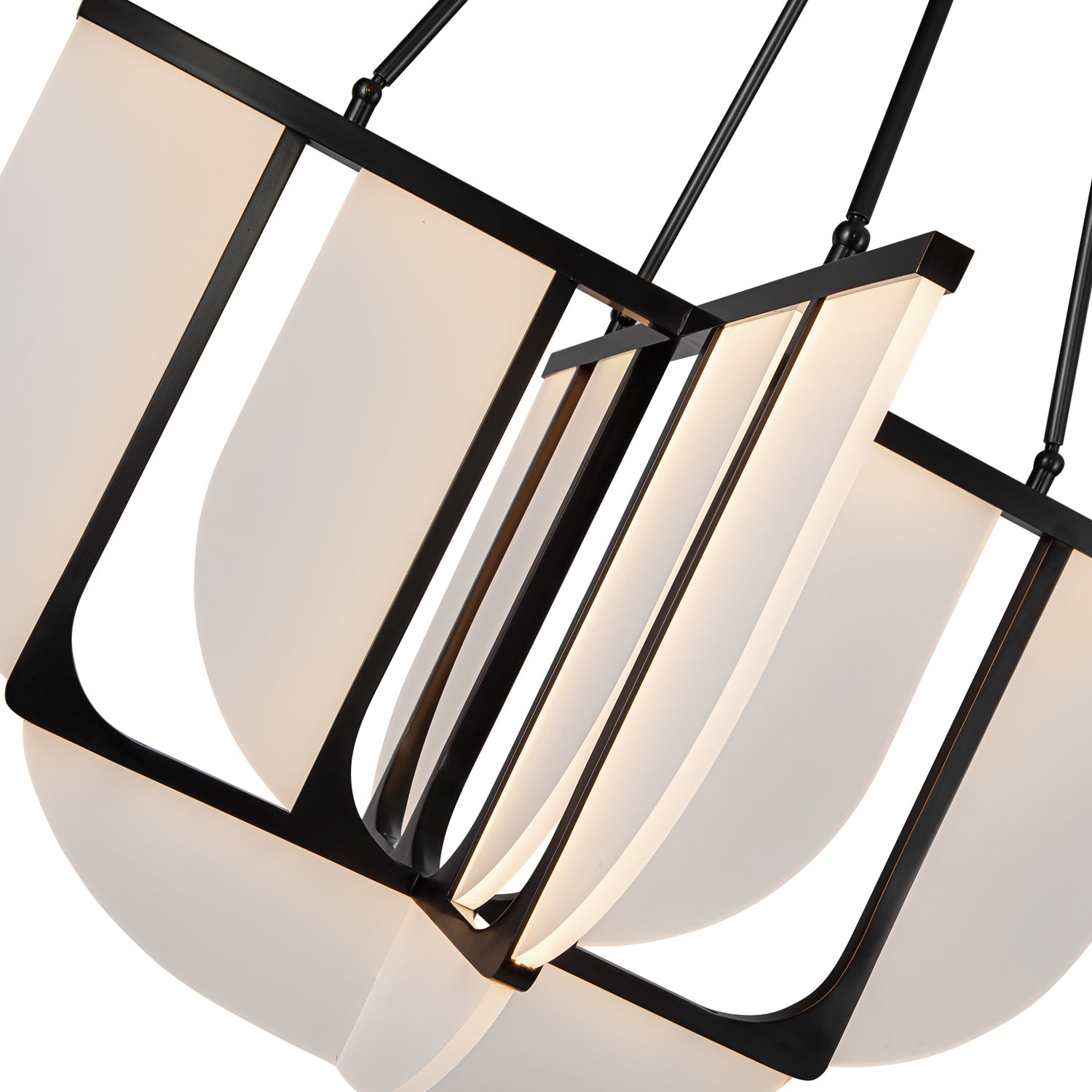 Anders 30-in Urban Bronze LED Chandelier