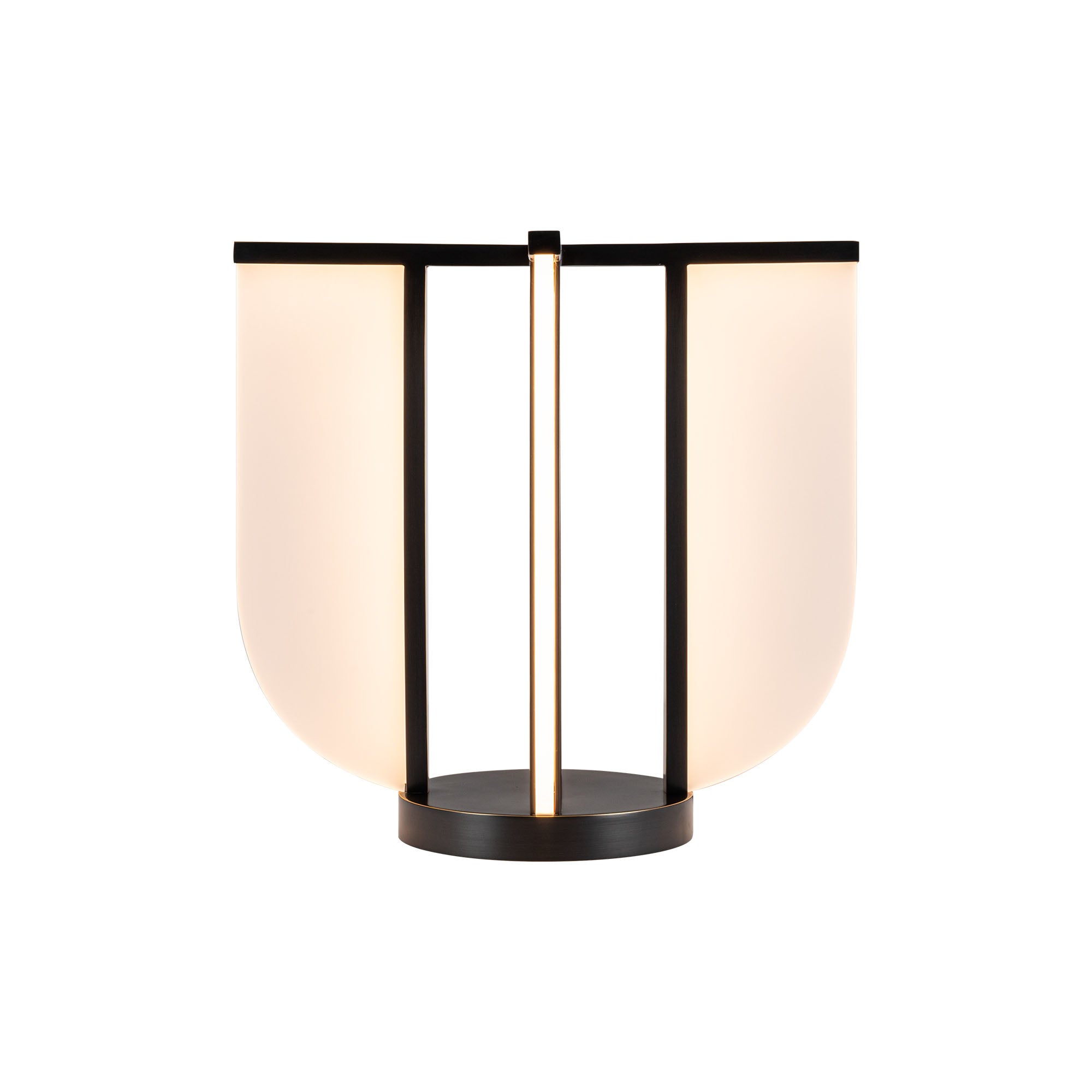 Anders 16-in Urban Bronze LED Table Lamp