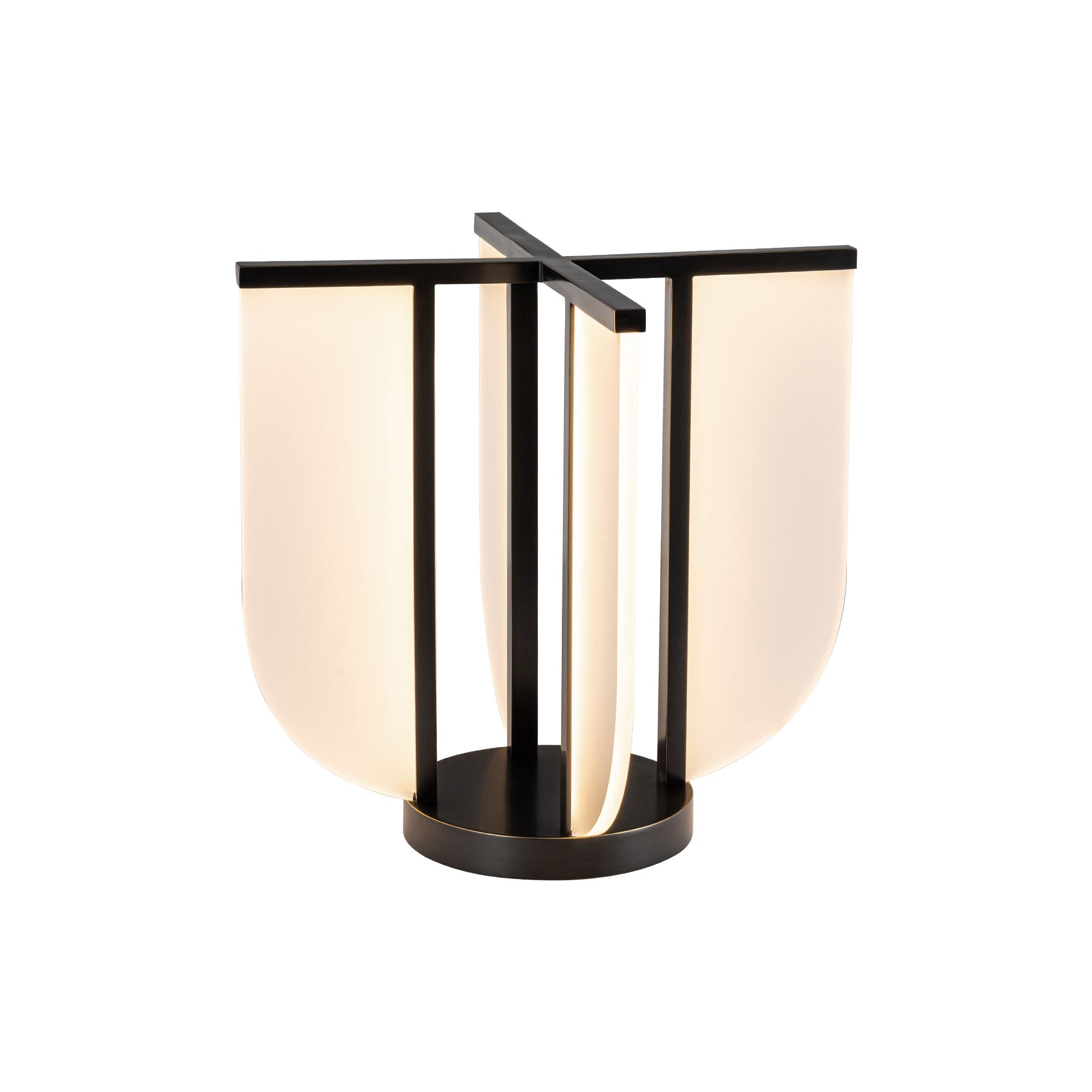 Anders 16-in Urban Bronze LED Table Lamp
