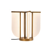 Anders 16-in Vintage Brass LED Table Lamp