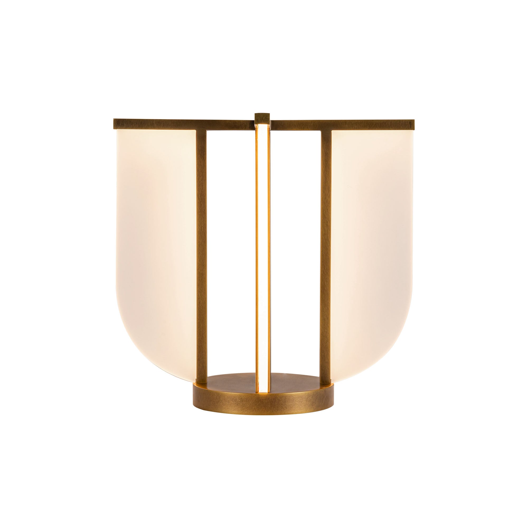 Anders 16-in Vintage Brass LED Table Lamp