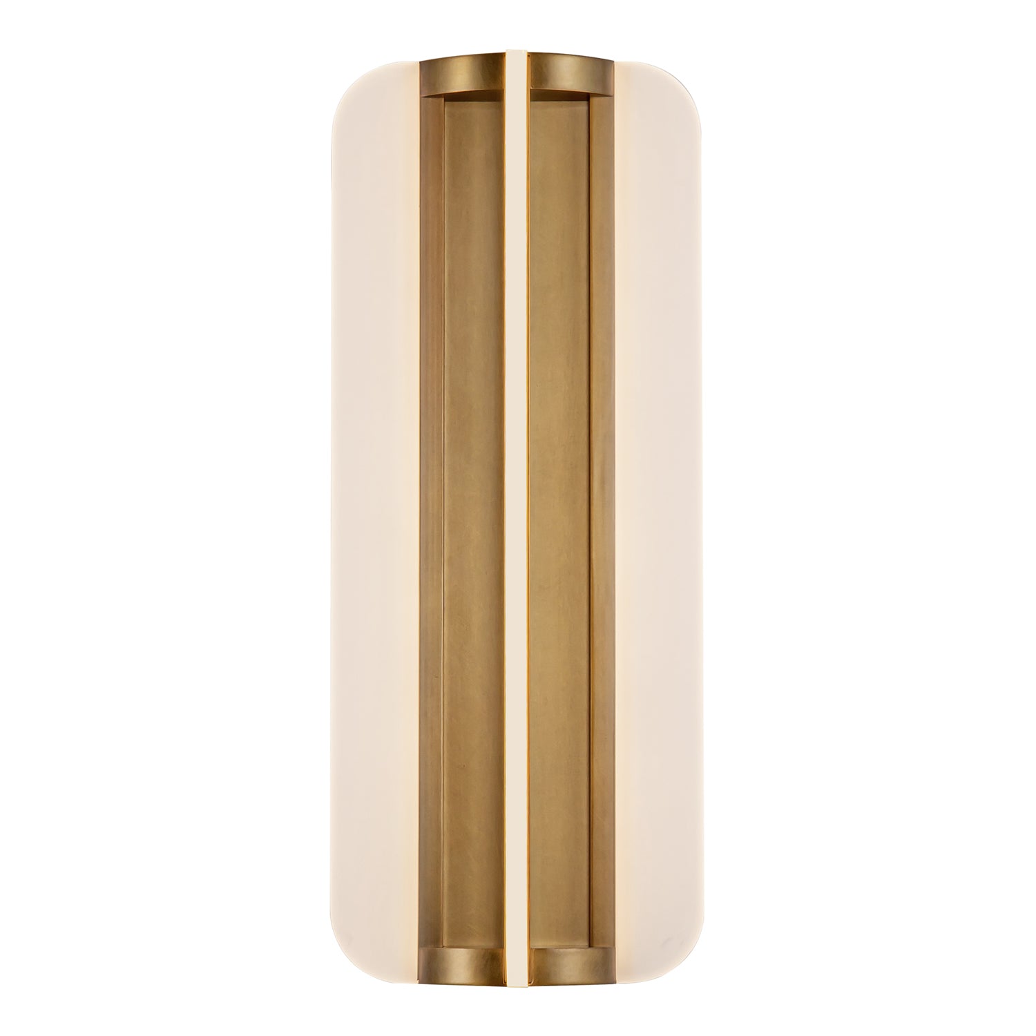 Anders 17-in Vintage Brass LED Wall/Vanity