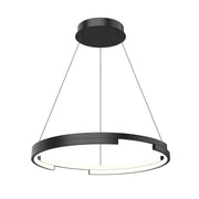 Kuzco PD52724-BK-UNV Pendant Light Fixture, UL Damp Rated, Black