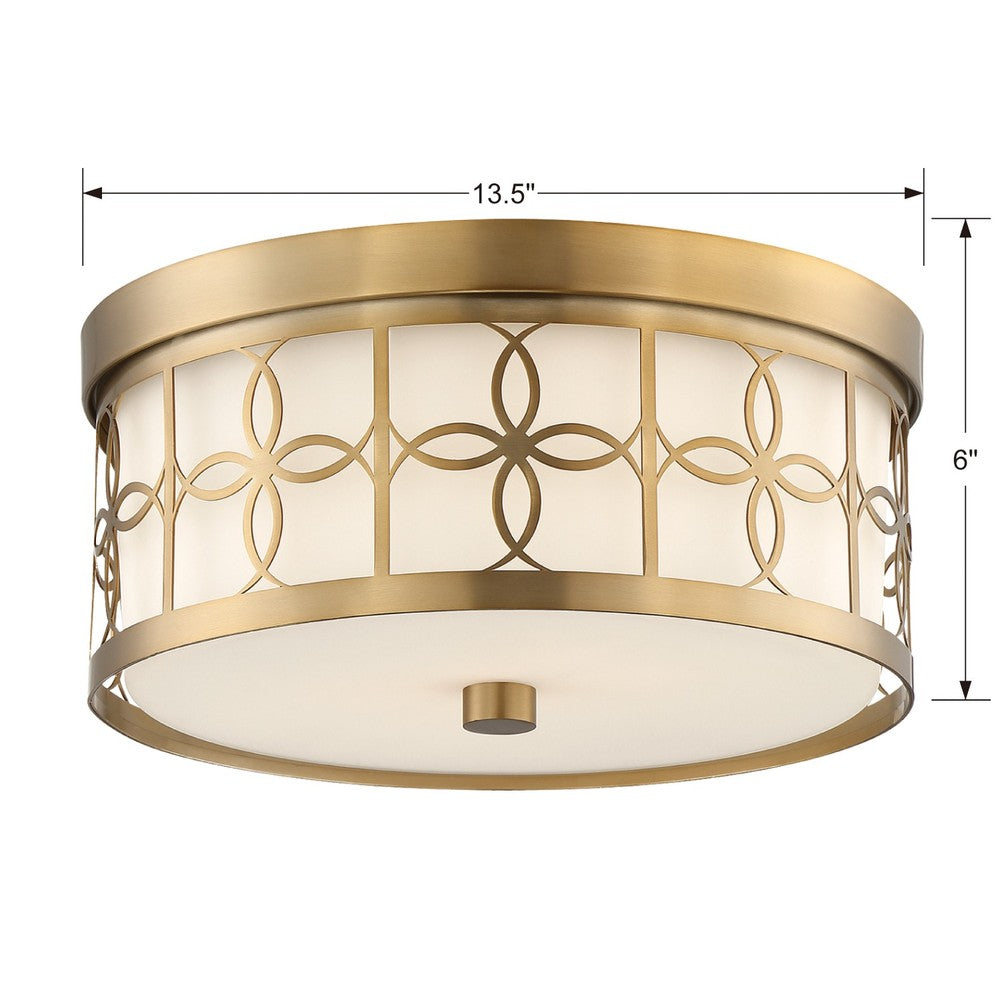 Crystorama ANNIVERSARY ANN-2105-VG Flush Mount Modern - Vibrant Gold