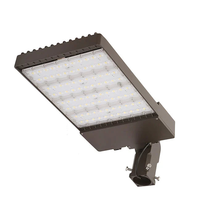 McGregor ALPA 300 Watt, 40000 Lumens LED Area Flood Light - 4, 5 inch Round/Square Pole Mount - Dark Bronze