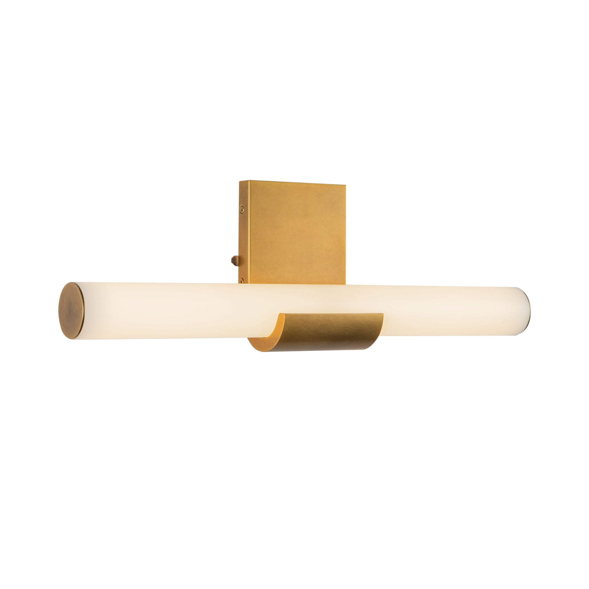 Apollo 6-in Vintage Brass LED Wall Vanity