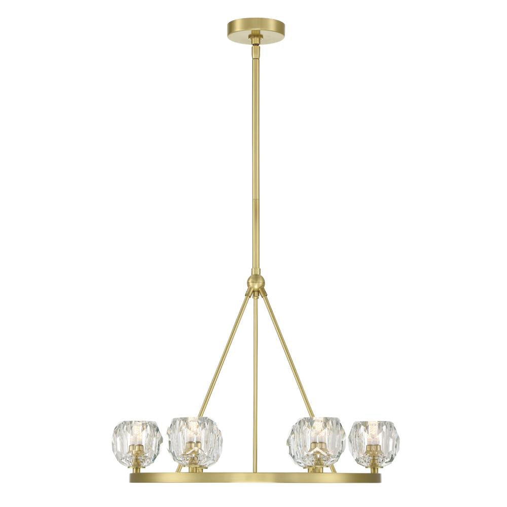 Crystorama ARAGON ARA-10264-SB Chandelier Modern - Soft Brass