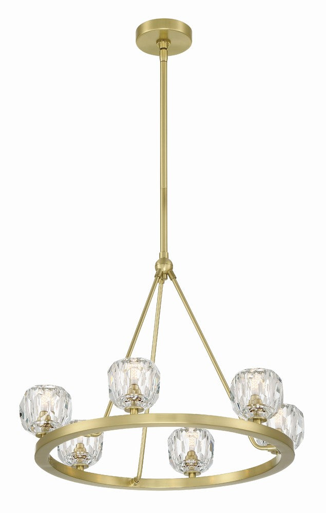 Crystorama ARAGON ARA-10264-SB Chandelier Modern - Soft Brass