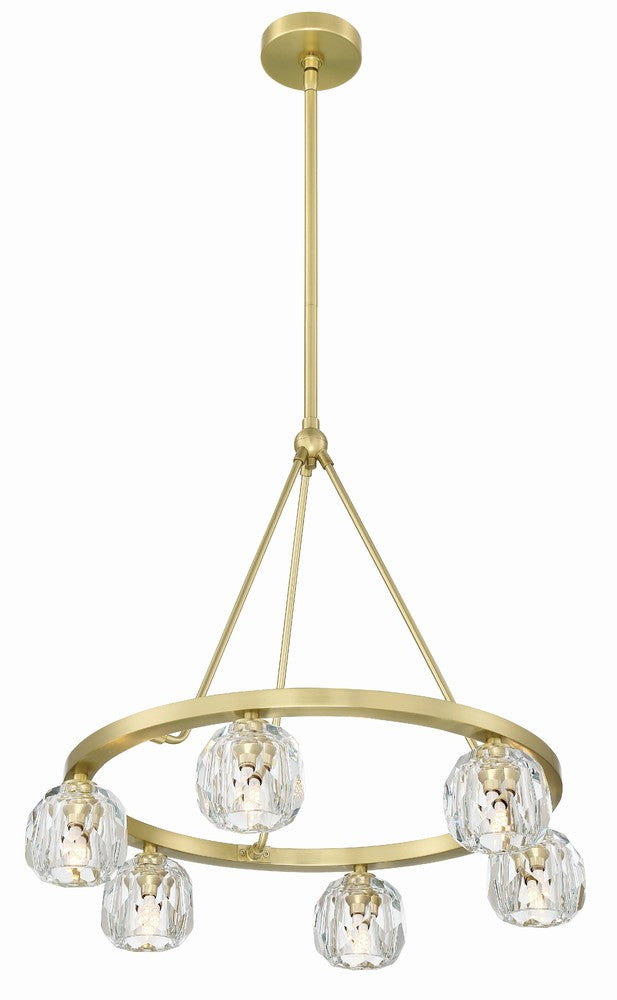 Crystorama ARAGON ARA-10264-SB Chandelier Modern - Soft Brass