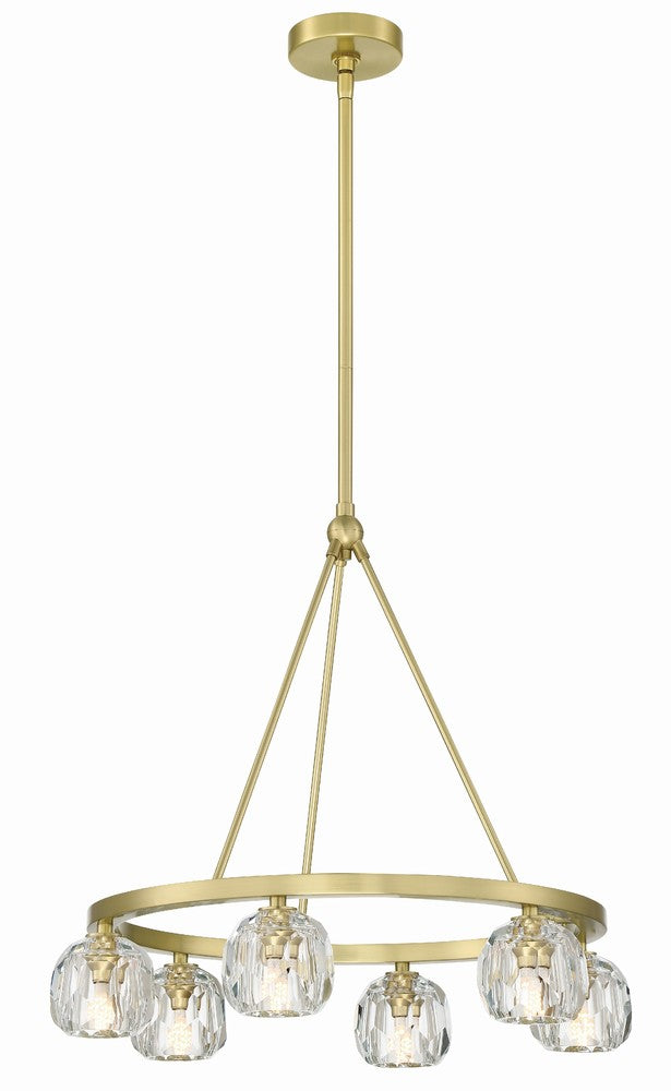 Crystorama ARAGON ARA-10264-SB Chandelier Modern - Soft Brass