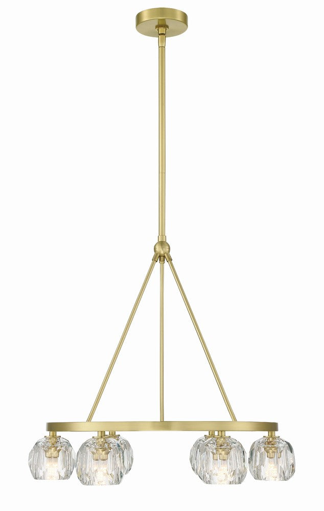 Crystorama ARAGON ARA-10264-SB Chandelier Modern - Soft Brass