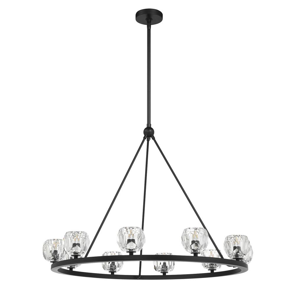 Crystorama ARAGON ARA-10265-MK Chandelier Contemporary - Matte Black