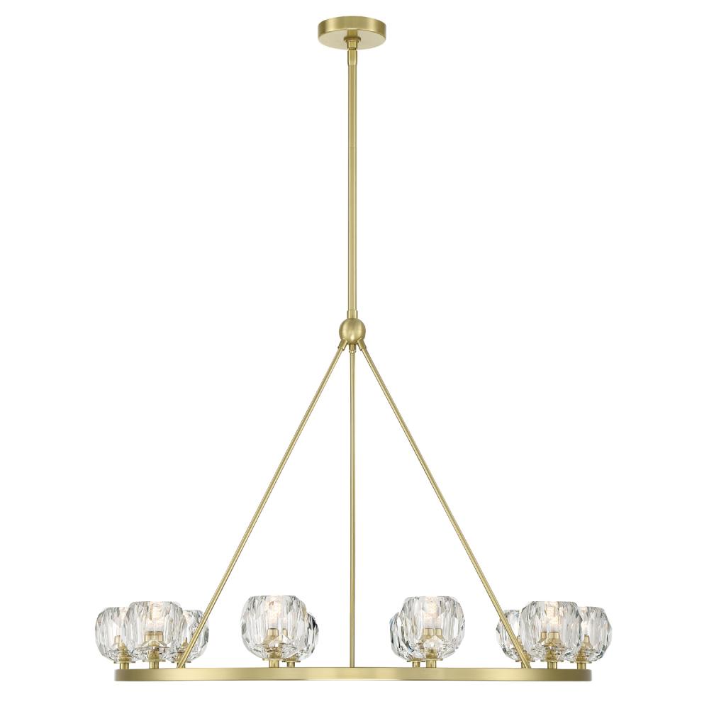 Crystorama ARAGON ARA-10265-SB Chandelier Modern - Soft Brass