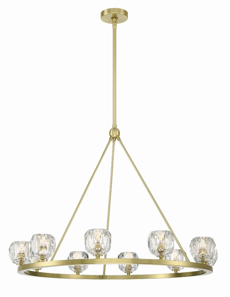 Crystorama ARAGON ARA-10265-SB Chandelier Modern - Soft Brass