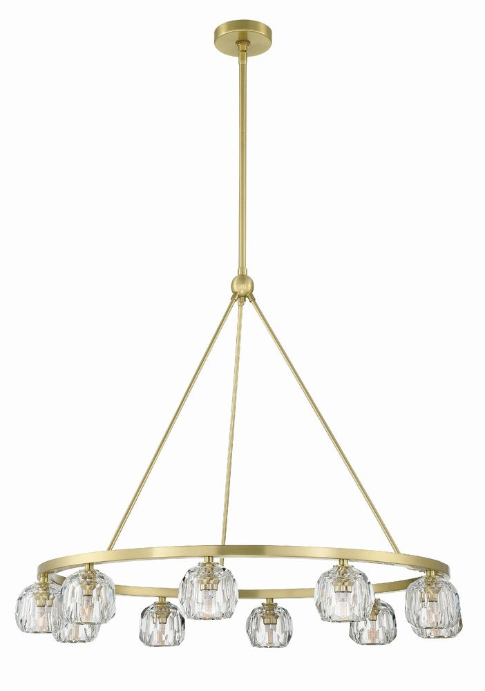 Crystorama ARAGON ARA-10265-SB Chandelier Modern - Soft Brass