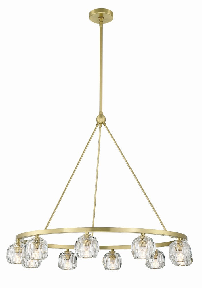 Crystorama ARAGON ARA-10265-SB Chandelier Modern - Soft Brass