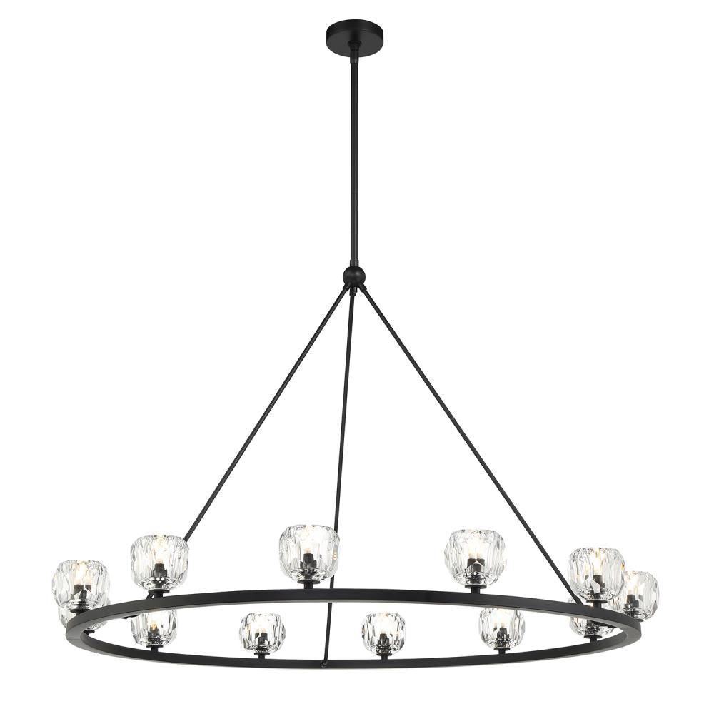 Crystorama ARAGON ARA-10266-MK Chandelier Contemporary - Matte Black