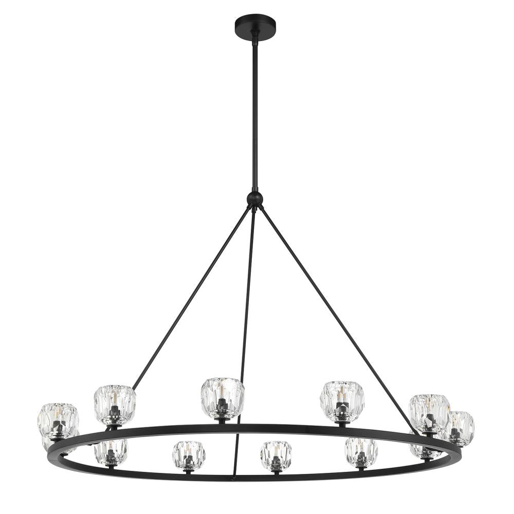 Crystorama ARAGON ARA-10266-MK Chandelier Contemporary - Matte Black