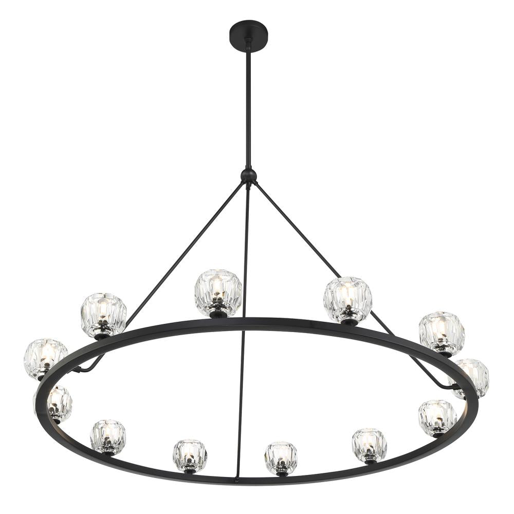 Crystorama ARAGON ARA-10266-MK Chandelier Contemporary - Matte Black