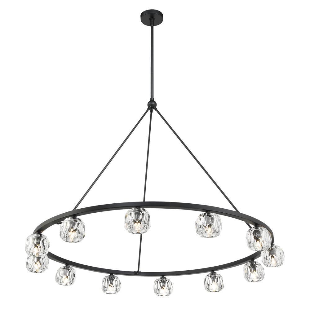 Crystorama ARAGON ARA-10266-MK Chandelier Contemporary - Matte Black