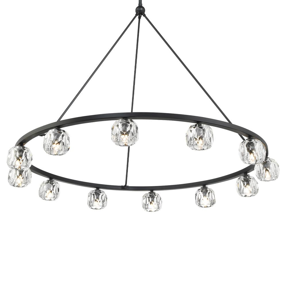 Crystorama ARAGON ARA-10266-MK Chandelier Contemporary - Matte Black