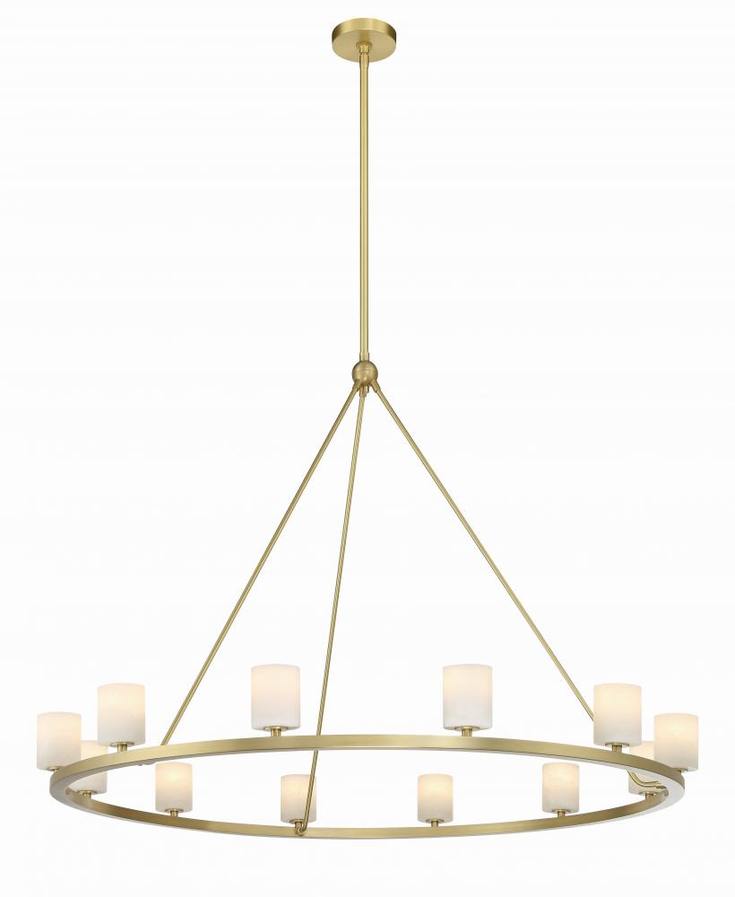 Crystorama ARAGON ARA-10266-SB-ST Chandelier Modern - Soft Brass