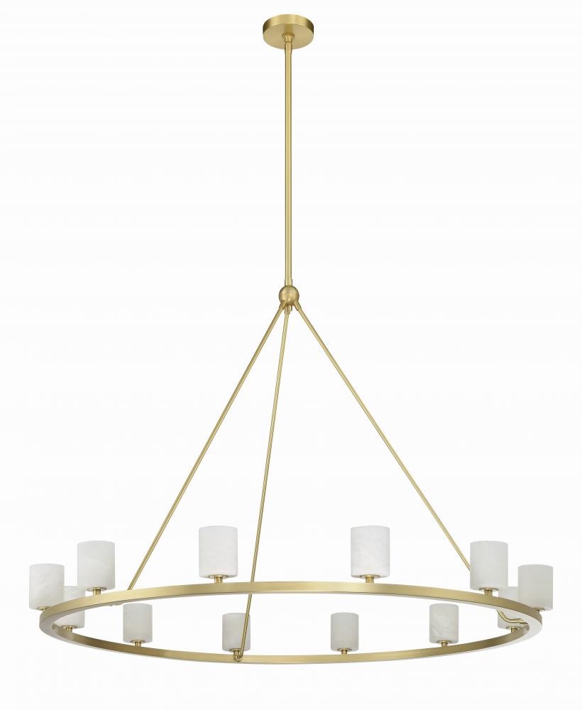 Crystorama ARAGON ARA-10266-SB-ST Chandelier Modern - Soft Brass