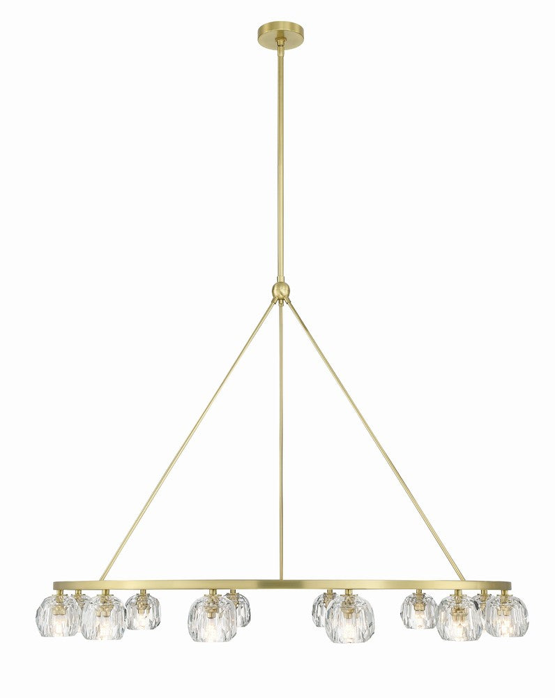 Crystorama ARAGON ARA-10266-SB Chandelier Modern - Soft Brass