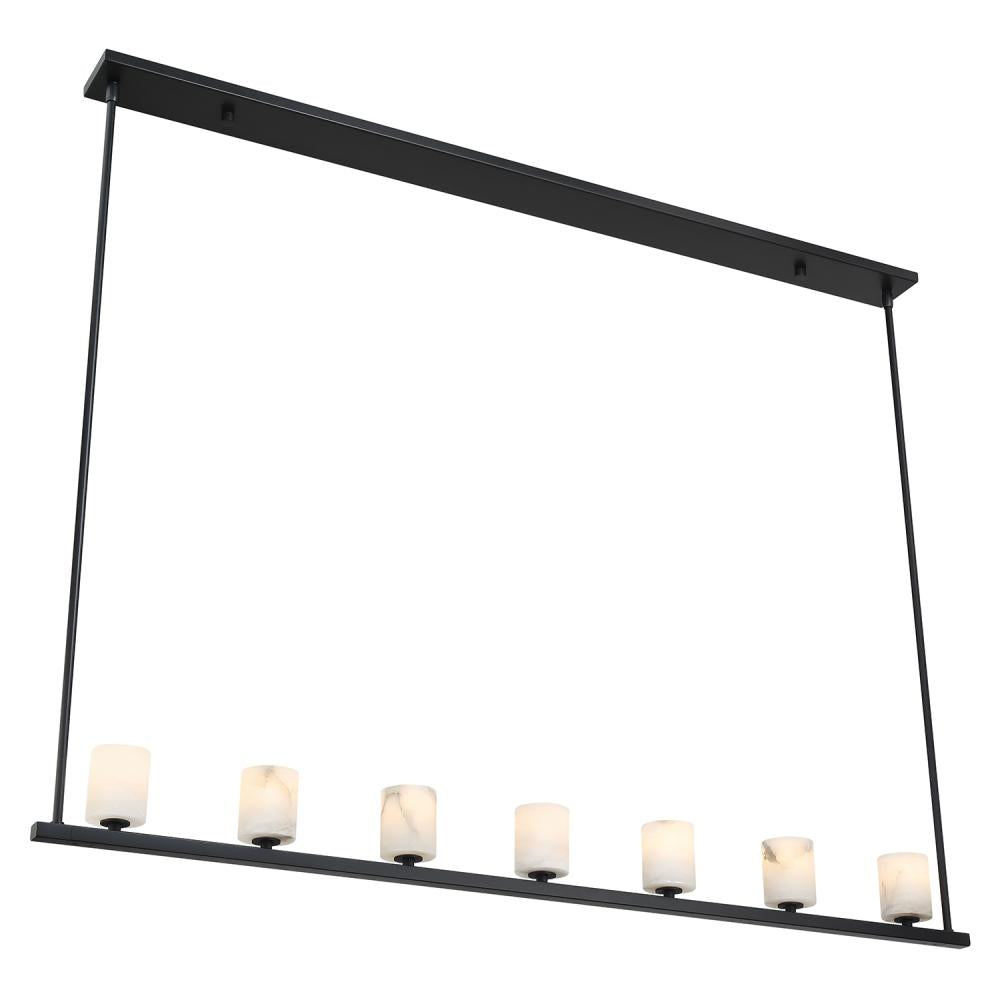 Crystorama ARAGON ARA-10267-MK-ST Chandelier Contemporary - Matte Black