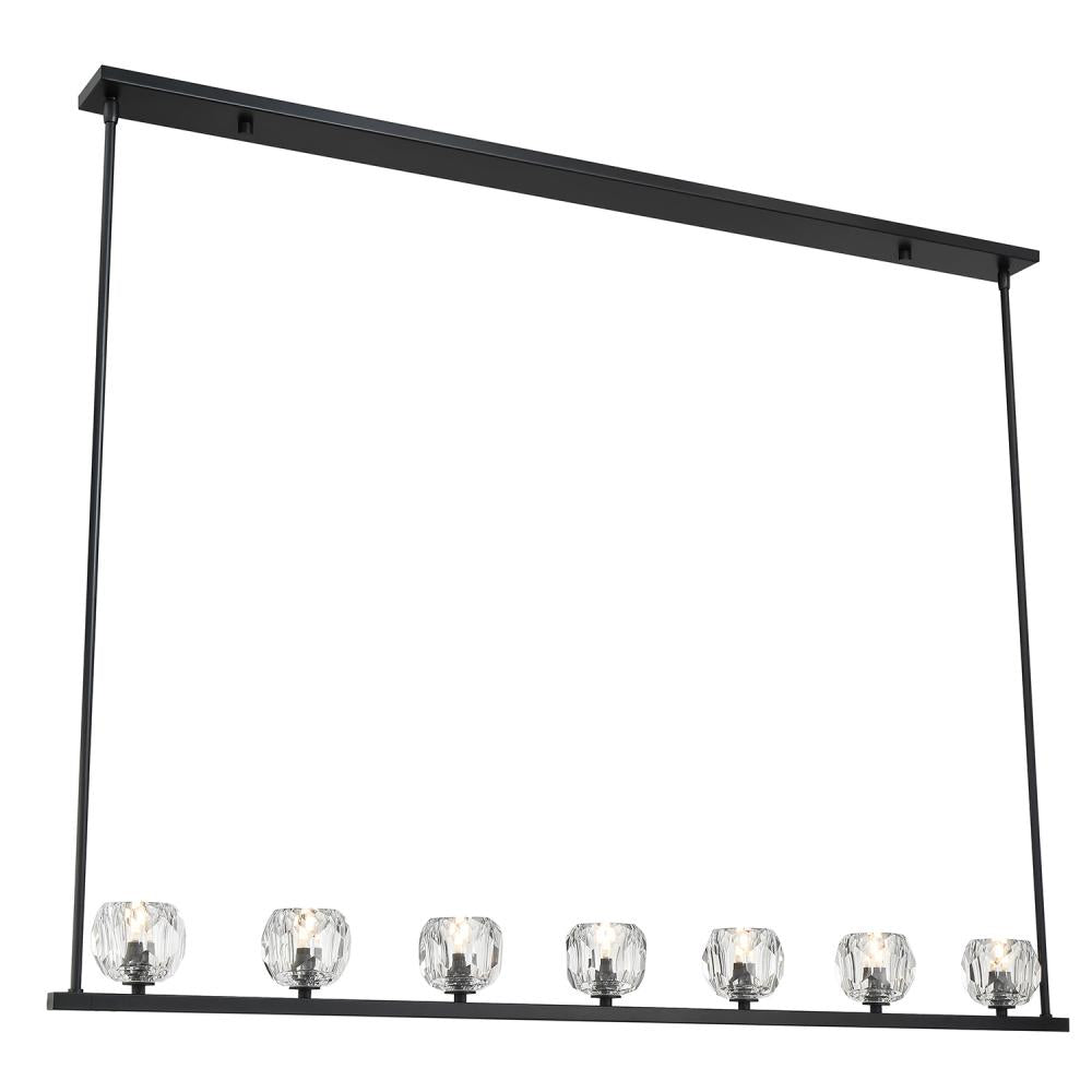 Crystorama ARAGON ARA-10267-MK Chandelier Contemporary - Matte Black